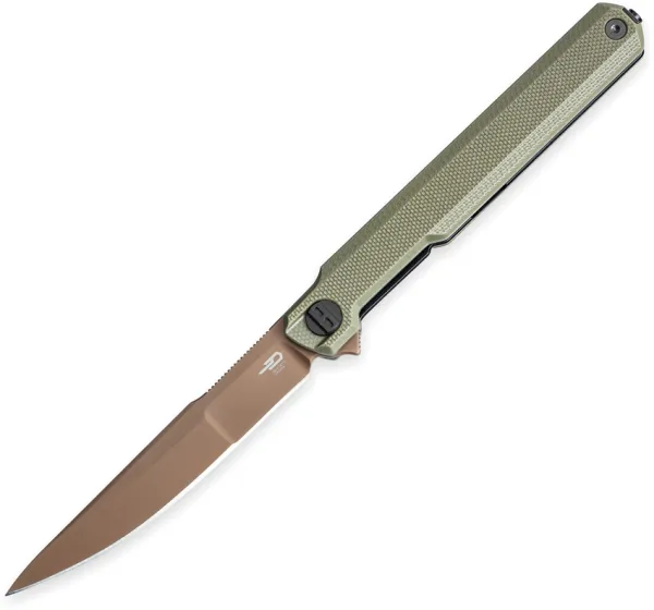 Bestech Duoz Linerlock OD Green knives BTKG65F