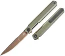 Bestech Duoz Linerlock OD Green knives BTKG65F