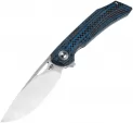 Bestech Knives Falko Linerlock CF Blue - BTKL01B