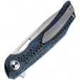 Bestech Falko Linerlock CF Blue knives BTKL01B