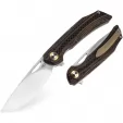 Bestech Falko Linerlock CF Orange knives BTKL01D