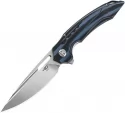 Bestech Knives Ornetta Linerlock Black/Blue - BTKL02A