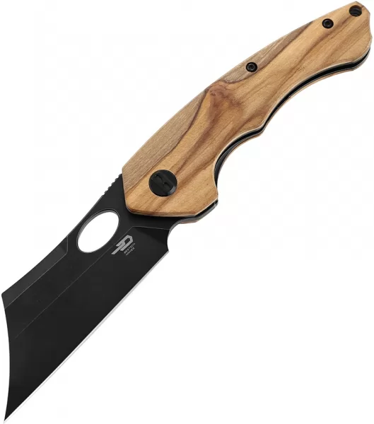 Bestech Knives Skirmish Linerlock Olivewood knives BTKL06C