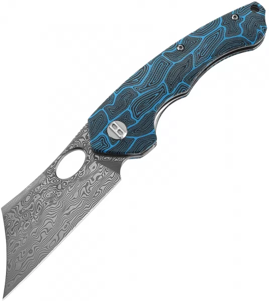 Bestech Knives Skirmish Linerlock Damascus knives BTKL07B