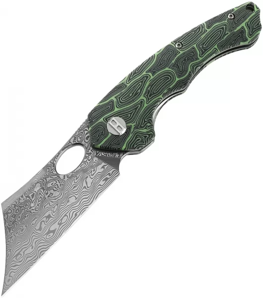 Bestech Knives Skirmish Linerlock Damascus knives BTKL07C