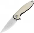 Bestech Knives Bambi Linerlock Ox Bone - BTKL08C