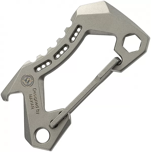 Bestech Bestechman Ti Carabiner Gray knives BTKM15A
