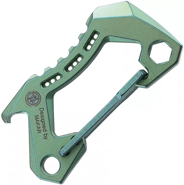 Bestech Bestechman Ti Carabiner Green knives BTKM15C
