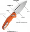 Bestech Knives Ronan B-Lock Orange knives BTKMK02C