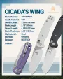 Bestech Cicadas Wing B-Lock White knives BTKMK06L