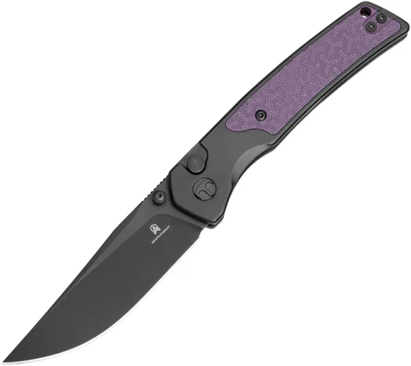 Bestech Icebreaker Button Lock Blk-Prp knives BTKMK16C