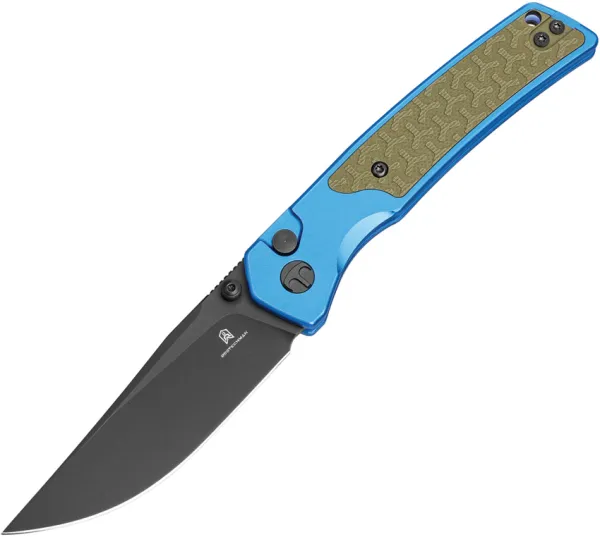 Bestech Icebreaker Button Lock Blu-ODG knives BTKMK16E