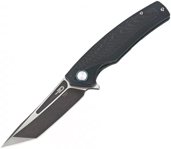 Bestech Predator Framelock Black-Blue knives BTKT1706D