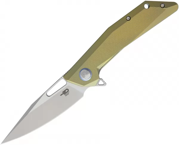 Bestech Shrapnel Framelock Gold knives BTKT1802D