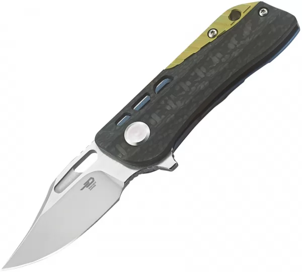 Bestech Engine Bowie Framelock Blue knives BTKT1806B