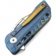 Bestech Engine Bowie Framelock Blue knives BTKT1806B