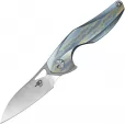 Bestech Knives The Reticulan Framelock Blue - BTKT1810F