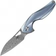 Bestech Knives The Reticulan Framelock Blue - BTKT1810H