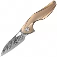 Bestech Knives The Reticulan Framelock Gold - BTKT1810J