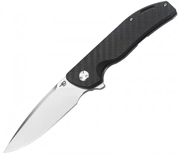 Bestech Bison Framelock Black CF knives BTKT1904A1