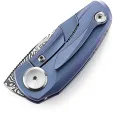 Bestech Tulip Damasteel Framelock Blue knives BTKT1913G