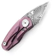 Bestech Tulip Damasteel Framelock Purp knives BTKT1913H