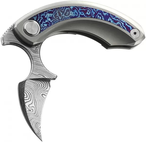 Bestech Knives Strelit Framelock Timascus knives BTKT2103K