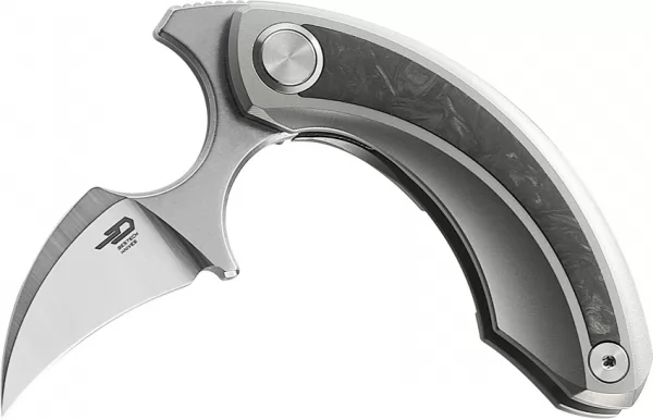 Bestech Strelit Framelock Gray-CF knives BTKT2103M