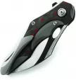 Bestech Knives Nogard Framelock Ti CF knives BTKT2105C