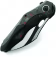 Bestech Knives Nogard Framelock Ti CF knives BTKT2105D