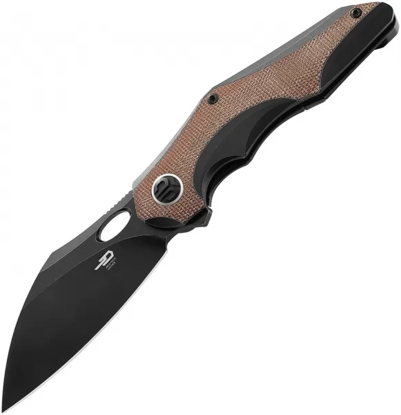 Bestech Knives Nogard Framelock Ti Micarta knives BTKT2105E