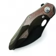 Bestech Knives Nogard Framelock Ti Micarta knives BTKT2105F