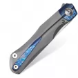 Bestech Thyra Framelock Gray Timascus knives BTKT2106F
