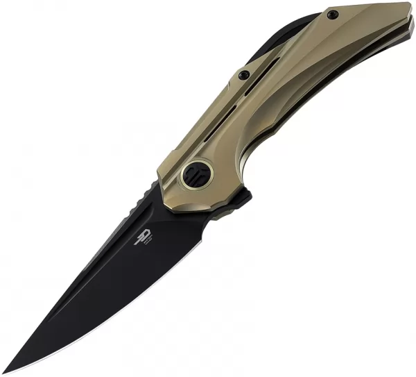 Bestech Knives Vigil Framelock Gold knives BTKT2201E
