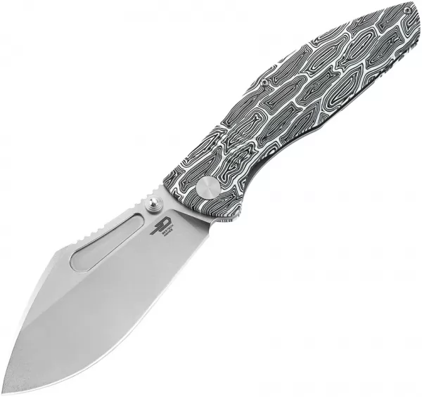 Bestech Lockness Framelock Black-White knives BTKT2205B