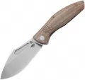Bestech Knives Lockness Framelock Nat Micarta - BTKT2205E