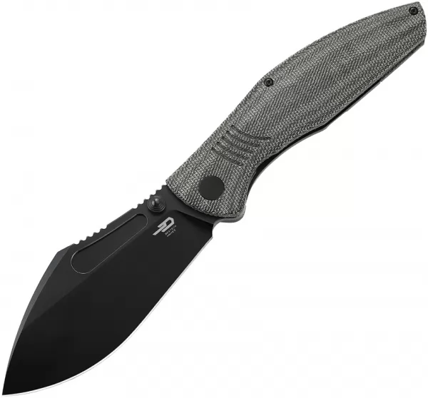 Bestech Knives Lockness Framelock Blk Micarta knives BTKT2205F