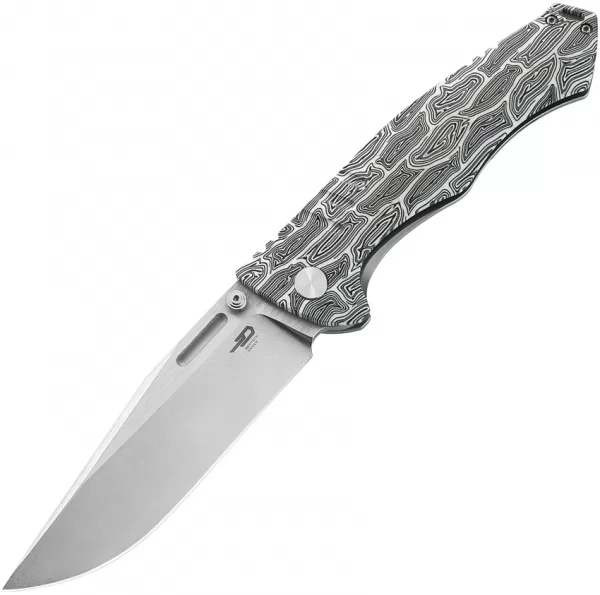 Bestech Knives Keen II Framelock Black-White knives BTKT2301C