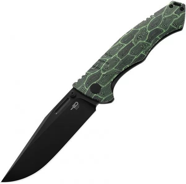 Bestech Keen II Framelock Black-Green knives BTKT2301E