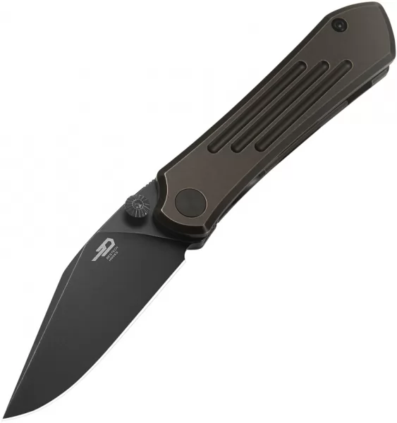 Bestech Knives Icarus Framelock Black-Bronze knives BTKT2302B