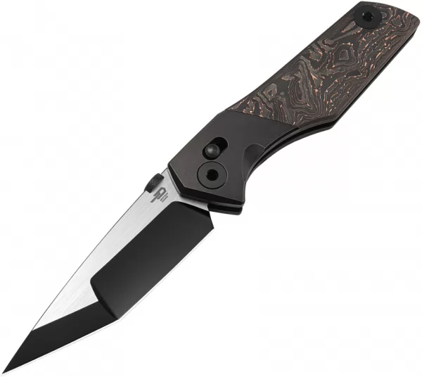 Bestech Knives Cetus Bar Lock Copper CF knives BTKT2304D