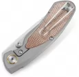 Bestech Knives Lito Framelock Ti-Natural knives BTKT2307B