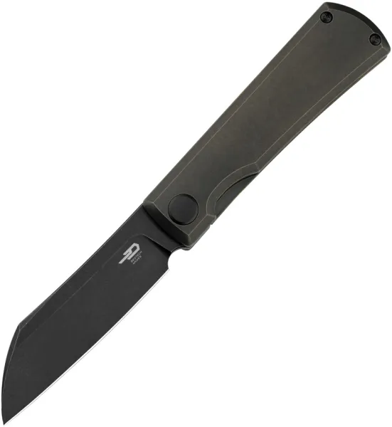 Bestech Knives Bruv Framelock Black Ti knives BTKT2401B