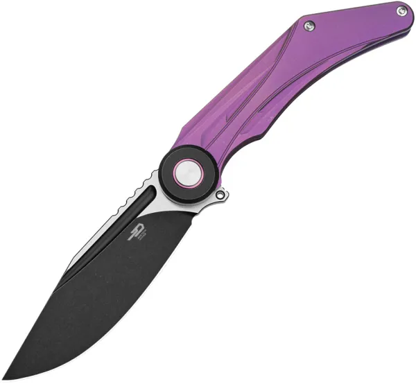 Bestech Knives Seraph Framelock Ti Purple knives BTKT2403C