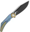 Bestech Knives Seraph Framelock Ti Blue knives BTKT2403D
