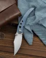 Bestech Knives Razon Framelock M-Cut Blue knives BTKT2406A
