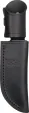 Buck Belt Sheath Black Leather - BU103S