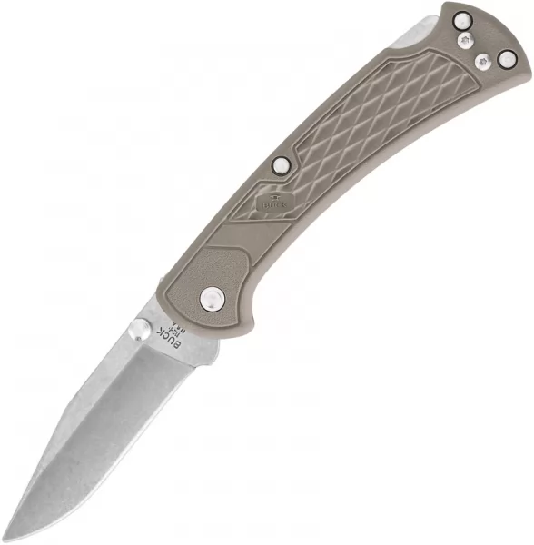Buck 112 Slim Select Lockback Tan knives BU112BRS2