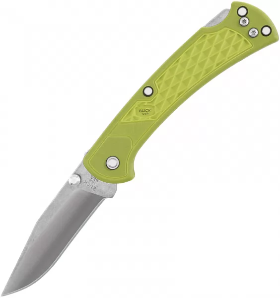 Buck 112 Slim Select Lockback Green knives BU112GRS1