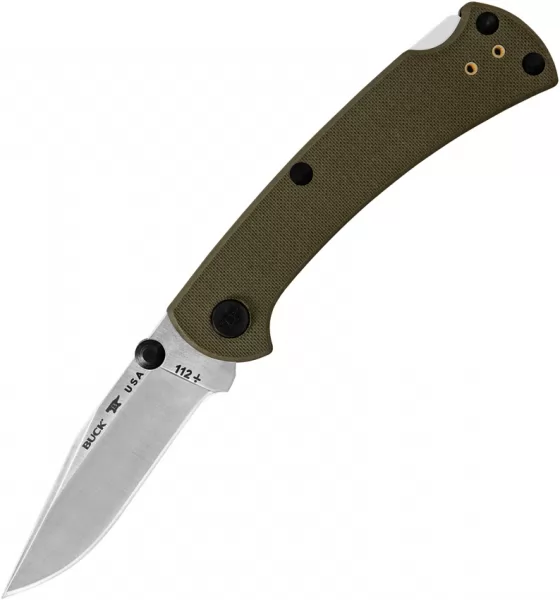 Buck 112 Slim Pro TRX Lockback knives BU112GRS3